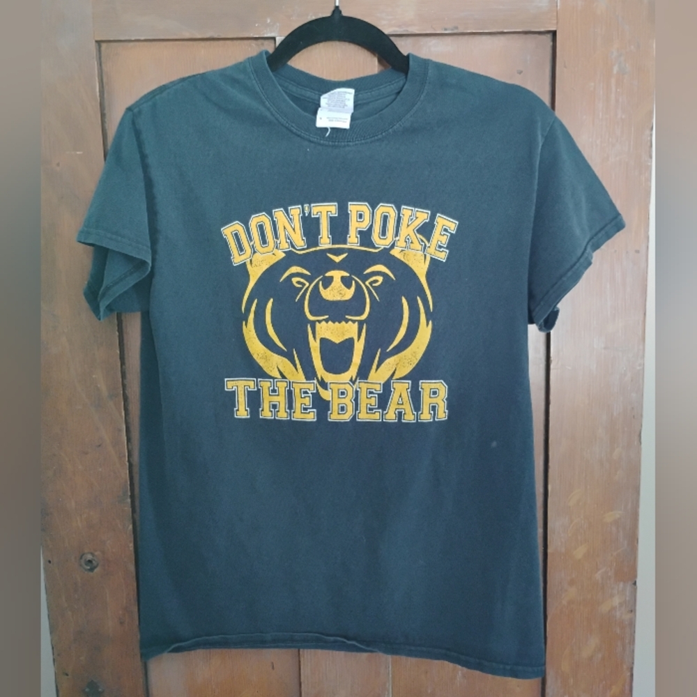 Don't Poke The Bear Boston Strong Gildan Tshirt Women's Size Small Massachusetts